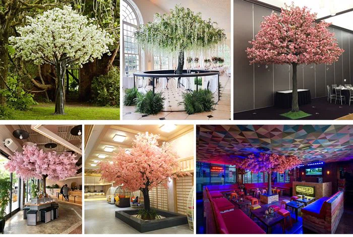 Artificial flower tree cases