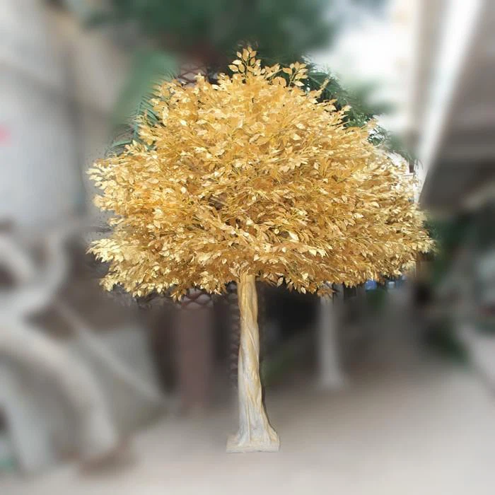 Silk White Silver Banyan Tree Tropical Hotel Decoration