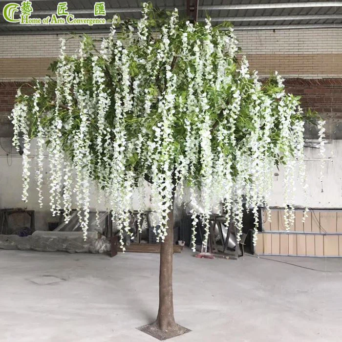 Artificial Wisteria Tree Pink