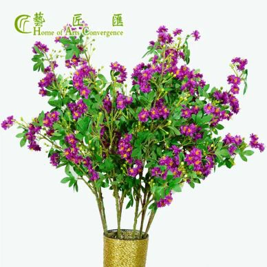 حیرت انگیز مصنوعی جامنی رنگ کے خواہاں پھول